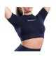 Bombafit T-shirt Skyn Crop Top Blu Notte 25286