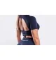 Bombafit T-shirt Skyn Crop Top Blu Notte | Bombafit | 