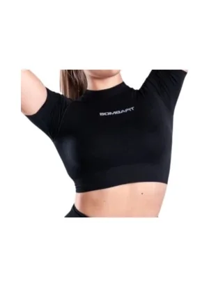 Bombafit T-shirt Skyn Crop Top Nero 25290
