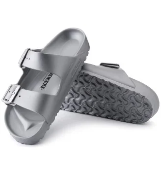 Birkenstock Ciabatta Arizona Eva Regolare M Metallic Silver Argento | Birkenstock | 