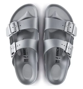 Birkenstock Ciabatta Arizona Eva Regolare M Metallic Silver Argento | Birkenstock | 