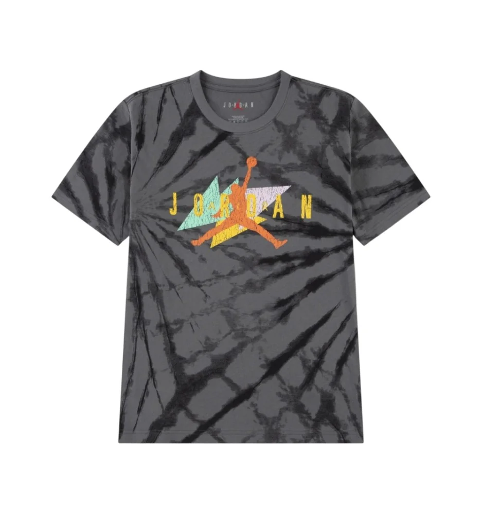 Jordan T-shirt Geo Tie Dye Grigio 95F788-GAe