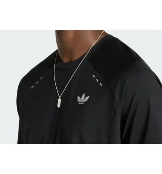 Adidas T-shirt Tech Trefoil Essentials Poly T M Nero | Adidas | 