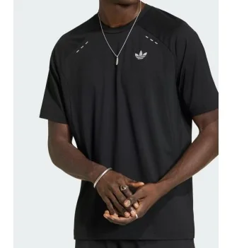 Adidas T-shirt Tech Trefoil Essentials Poly T M Nero | Adidas | 