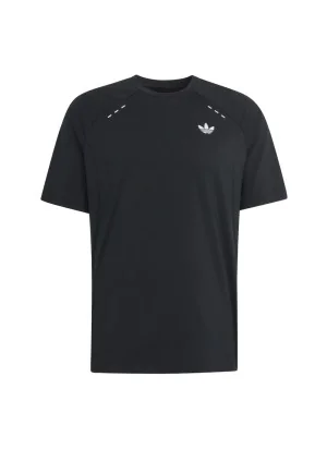 Adidas T-shirt Tech Trefoil Essentials Poly T M Nero KH3016