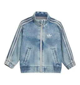 Adidas Felpa Zip Firebird Denim Inf Worn Blu KT4366