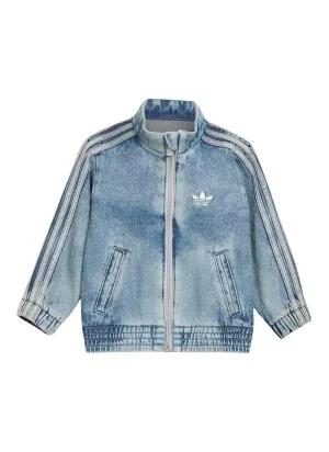 Adidas Felpa Zip Firebird Denim Inf Worn Blu KT4366