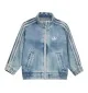 Adidas Felpa Zip Firebird Denim Inf Worn Blu KT4366