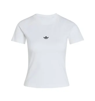 Adidas T-shirt Essentials Slim Bianco KQ6699