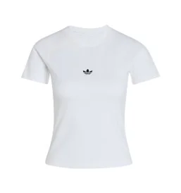 Adidas T-shirt Essentials Slim Bianco KQ6699