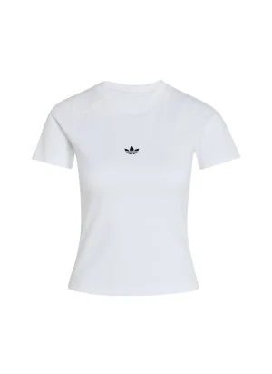 Adidas T-shirt Essentials Slim Bianco KQ6699