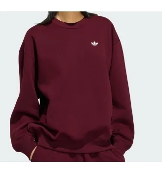 Adidas Felpa Essentials Fleece Oversize W Marrone Rosso | Adidas | 