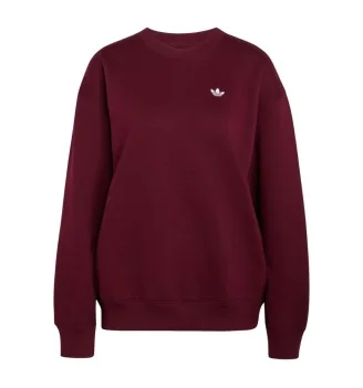 Adidas Felpa Essentials Fleece Oversize W Marrone Rosso KT2276