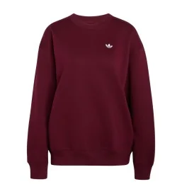 Adidas Felpa Essentials Fleece Oversize W Marrone Rosso KT2276