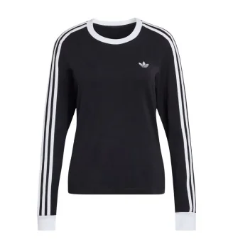 Adidas Maglia 3 Stripes W Nero Bianco KD7964
