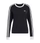 Adidas Maglia 3 Stripes W Nero Bianco KD7964