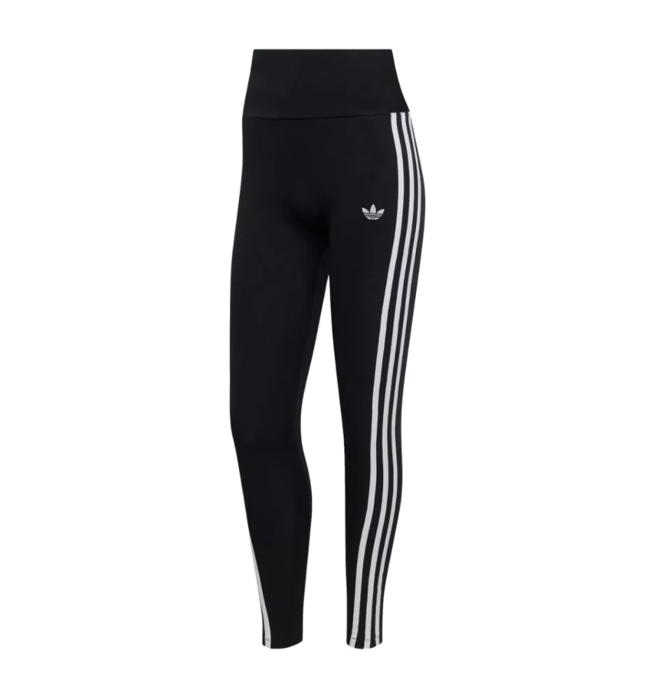 Adidas Leggings 3 Stripes Nero Bianco KD5572