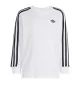 Adidas Maglia 3 Stripes Kids Bianco Nero HZ6602