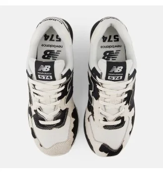 New Balance Scarpe 574 W Linen Bianco Nero | New Balance | 