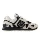 New Balance Scarpe 574 W Linen Bianco Nero W574PH