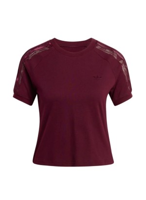 Adidas T-shirt Lace Cali W Rosso Marrone KC6453