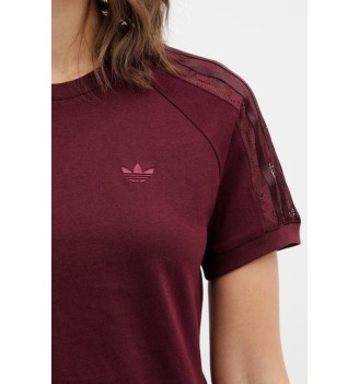 Adidas T-shirt Lace Cali W S Rosso Marrone | Adidas | 