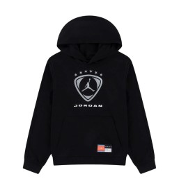 Jordan Felpa Cappuccio Fleece Boys Nero 95G057-023