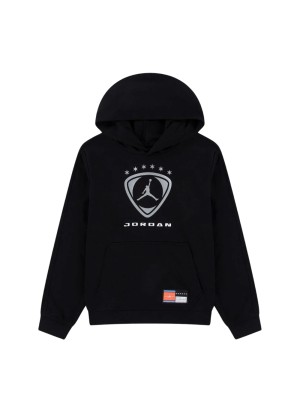 Jordan Felpa Cappuccio Fleece Boys Nero 95G057-023