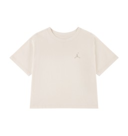 Jordan T-shirt Brk Girls Pearl Bianco 45G151-W0J