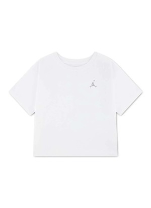 Jordan T-shirt Brk Girls Bianco Grigio 45G151-001