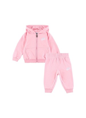 Nike Tuta Zip Club French Terry Inf Pink Rise Rosa 66M485-AAH
