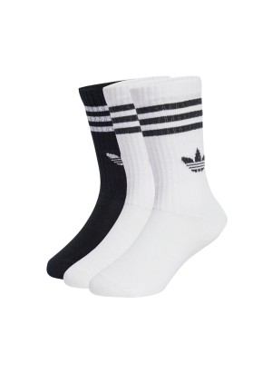 Adidas Calzini Crew 3 Paia Bianco Nero JZ7496