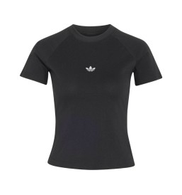 Adidas T-shirt Essentials Slim W Nero KQ6700