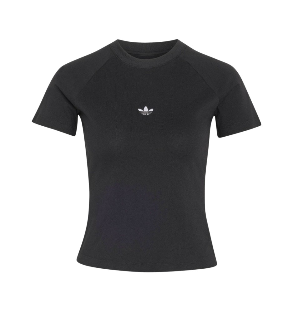Adidas T-shirt Essentials Slim W Nero KQ6700