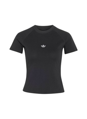 Adidas T-shirt Essentials Slim W Nero KQ6700