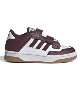 Adidas Scarpe Rapid Court Cf Kid Bianco Marrone KI3904