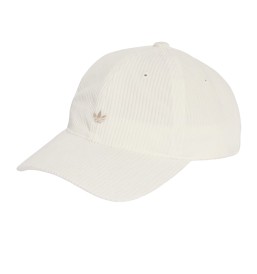 Adidas Cappello Baseball Corduroy Velluto Cloud Bianco KR6756