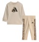 Adidas Tuta Animalier 3 Stripes I Crystal Linen Marrone KC9644