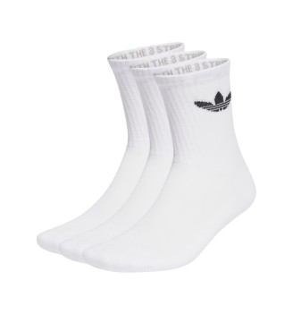 Adidas Calzini Training Crew 3 Paia Bianco IJ5616