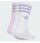 Adidas Calzini Glitter 3 Paia Ice Lavender Bianco | Adidas | 