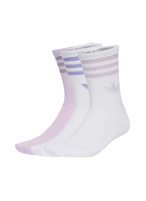 Adidas Calzini Glitter 3 Paia Ice Lavender Bianco KR4217