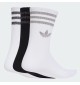 Adidas Calzini Glitter 3 Paia Nero Bianco | Adidas | 