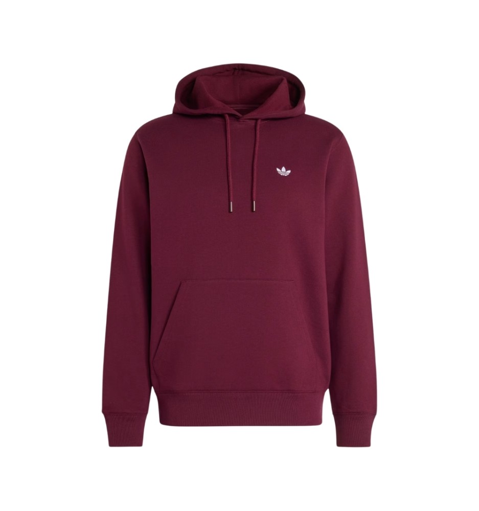 Adidas Felpa Cappuccio Essentials Trefoil M Maroon KW5048