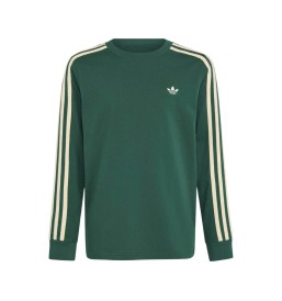 Adidas Maglia 3 Stripes Kids Collegiate Green HZ9505