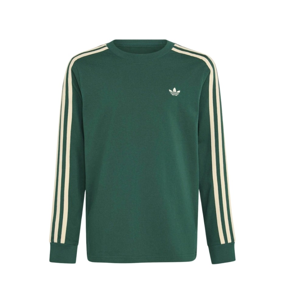 Adidas Maglia 3 Stripes Kids Collegiate Green HZ9505