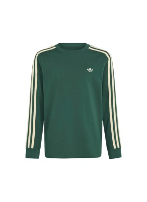 Adidas Maglia 3 Stripes Kids Collegiate Green HZ9505