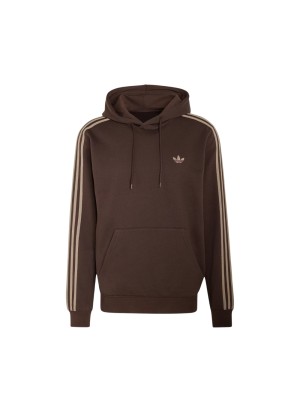 Adidas Felpa Cappuccio 3 Stripes Aurora Coffee KE1685