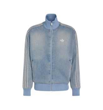 Adidas Giacca Firebird M Denim Worn Blu KS4970