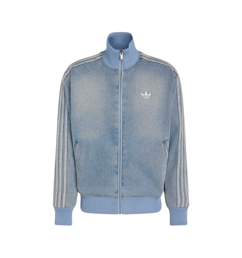 Adidas Giacca Firebird M Denim Worn Blu KS4970