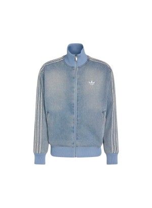 Adidas Giacca Firebird M Denim Worn Blu KS4970